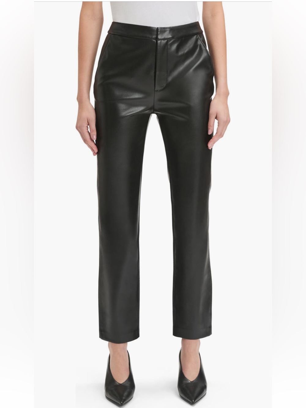 Favorite Daughter The Carla Faux Leather Flare Pants